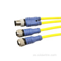 Cable de conector de tipo Y M12 para automotriz